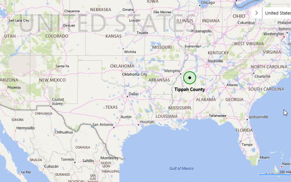 tippah county map web